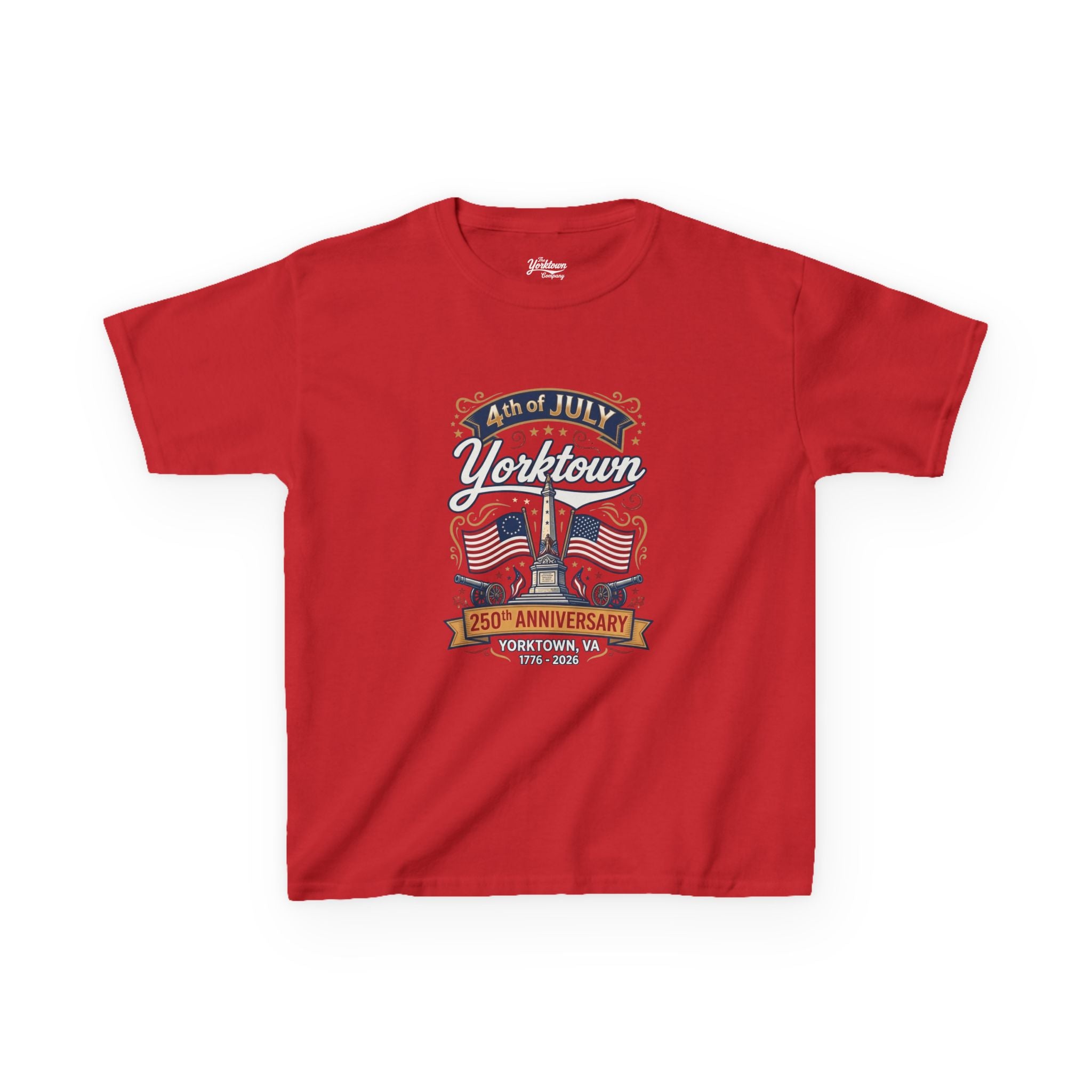 Limited Edition Yorktown 250th Anniversary 4th of July Kids T‑Shirt